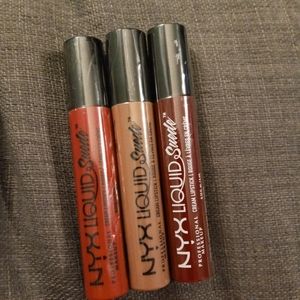 NYX Cream Lipstick (all 3)